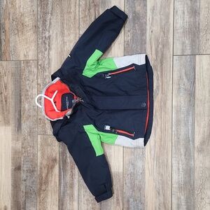 London Fog kids windbreaker hooded jacket size 24 month coat